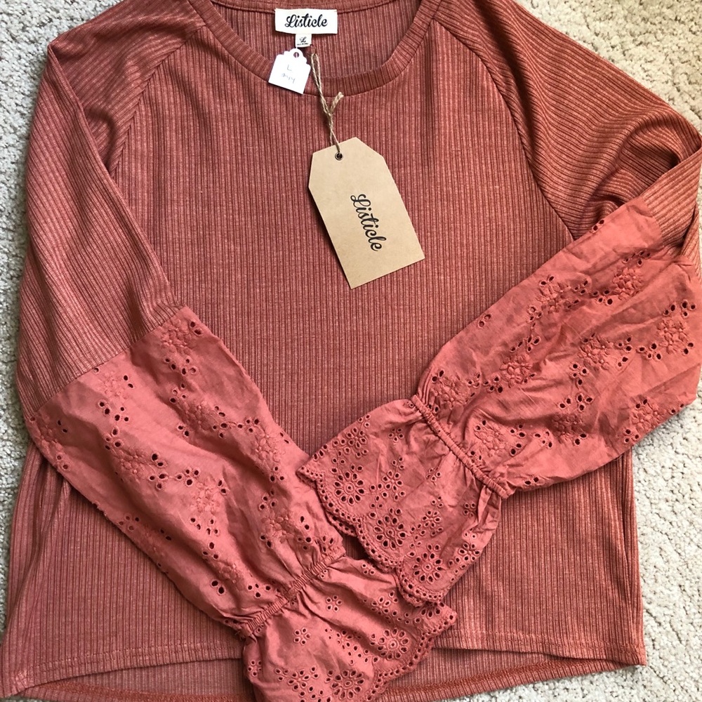 Boutique brand top sz large nwt